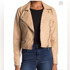 Blank NYC Faux Leather Moto Jacket - NWOT